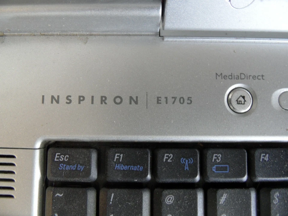 Laptop Dell Inspiron E1705 4 piezas arranque Windows disco duro limpiado * Foto 4 de 4