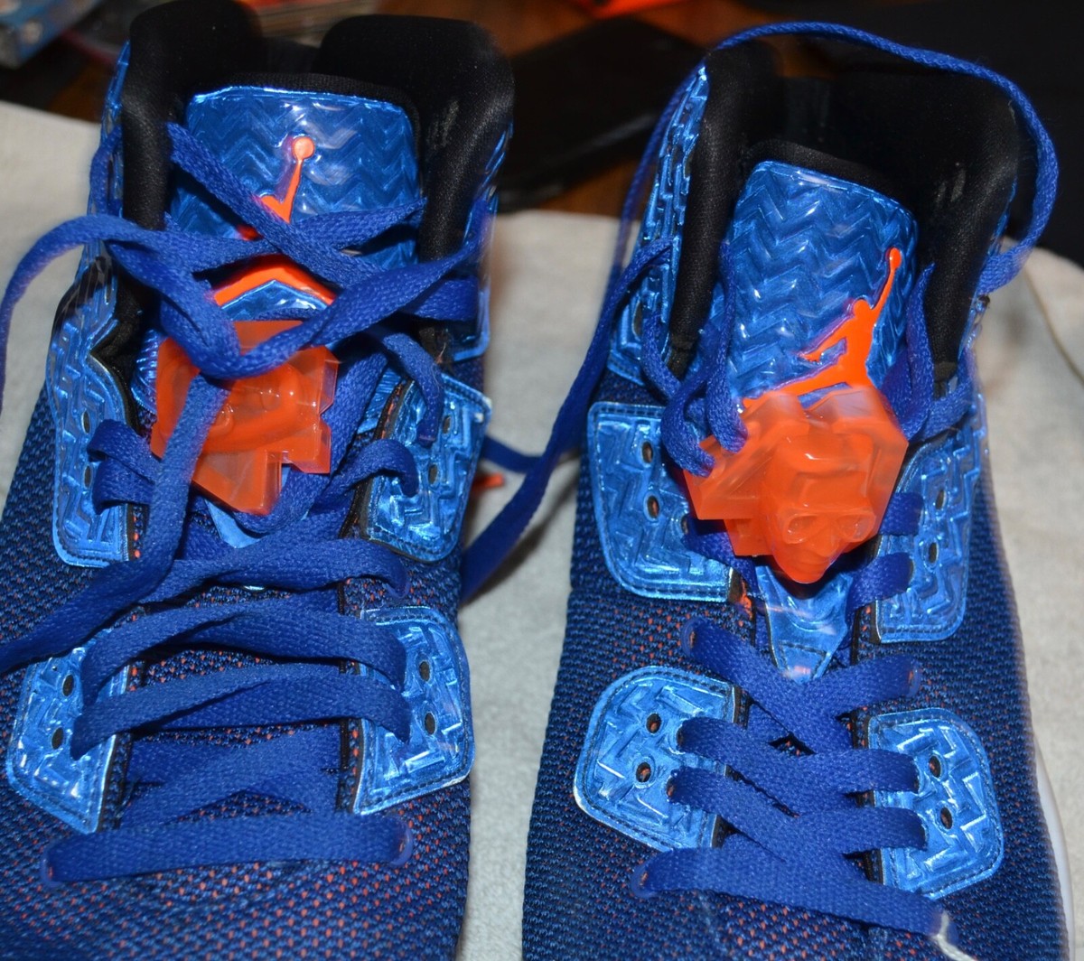 Nike Air Jordan Spike Forty 40 Royal PE Knicks Blue Orange 807541