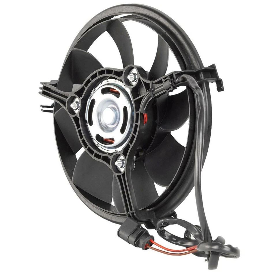 Novo ventilador de refrigeração de radiador elétrico auxiliar compatível com VW Passat 01-05 Audi A6 99-00 - Imagem 4 de 4