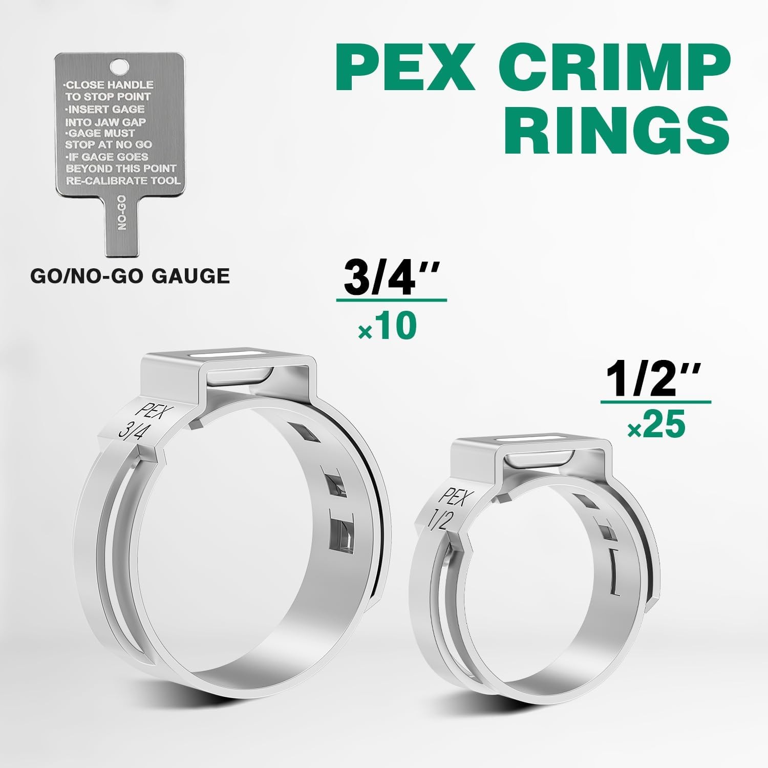 2 IN 1 Ratchet Pex Crimping Tool Cinch and Remove Combo Function Blue 