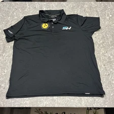 Stewart-Haas Racing Ford Truewerk XXL Team Issued Black Polo Shirt NASCAR NWT