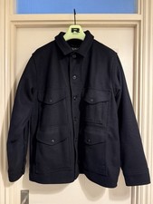 Filson Mackinaw Wool Cruiser Jacket. Dark Navy. Size Small