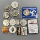 15 Troy Ounces .999 Silver Coins,Bars,Rounds nice mix L24732