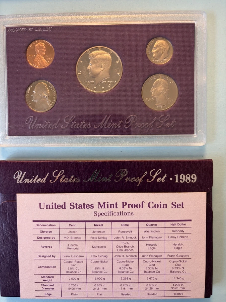 1989 US Coin Proof Sets for sale | eBay