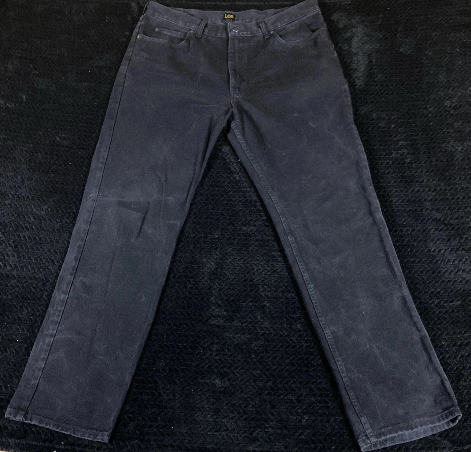 &rsquo;s 40x34  Relaxed Fit Straight Leg Black