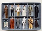 VINTAGE KENNER STAR WARS ACTION FIGURE CASE 24 FIGURES ORIGINAL WEAPONS COMPLETE