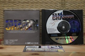 GRAN CHASER w/spine card Sega Saturn SS Japan Very Good+ Condition!
