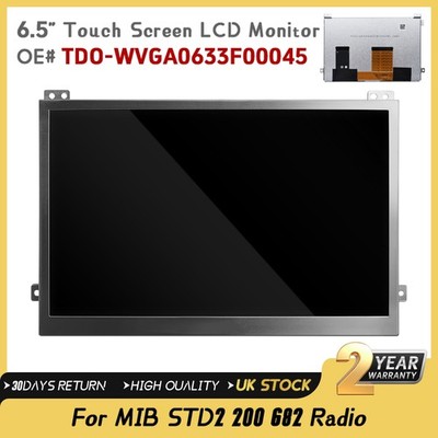 OEM TDO-WVGA0633F00045 6.5'' LCD Display Touch Screen for MIB STD2 680 200 Radio