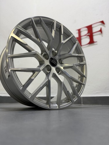1x Original Audi R8 4S0601025AF 20 Zoll Felge Vorderache Bicolor 20“ 4S Silber
