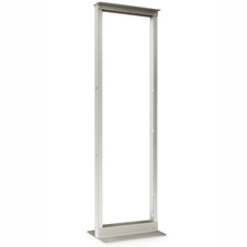 7' Two Post Aluminum Network Rack - Mill Finish - 19" 45U 
