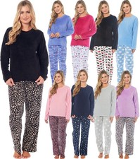 LADIES GIRLS PYJAMAS SOFT & COSY WARM PYJAMA SET Size 8-22