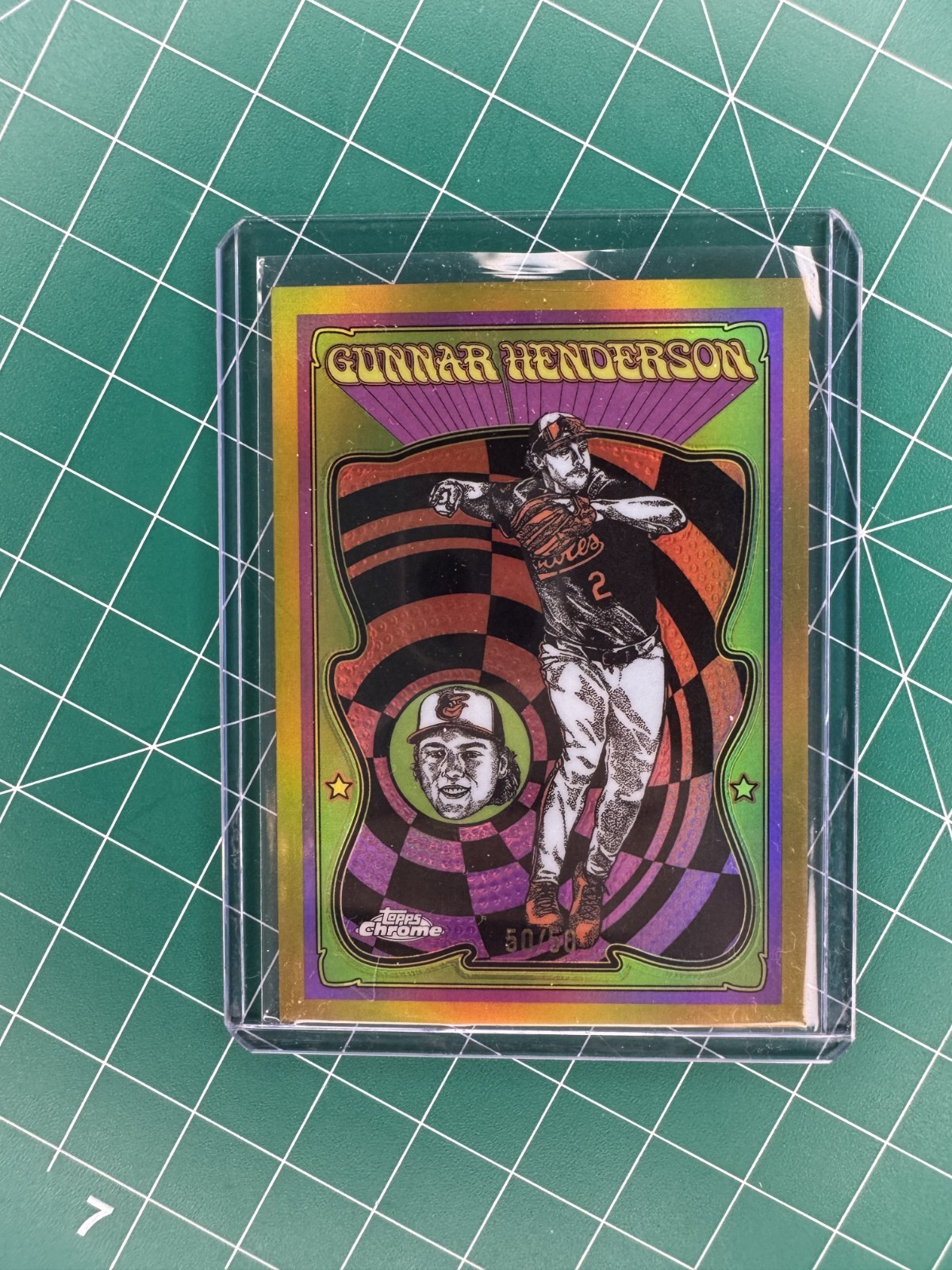 2025 Topps Chrome Baseball Ultra Violet All-Stars Gold #UV5 Gunnar Henderson /50