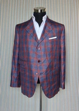 Sartoria Magistroni bespoke checked jacket (Loro Piana fabric) 66EU/56UK