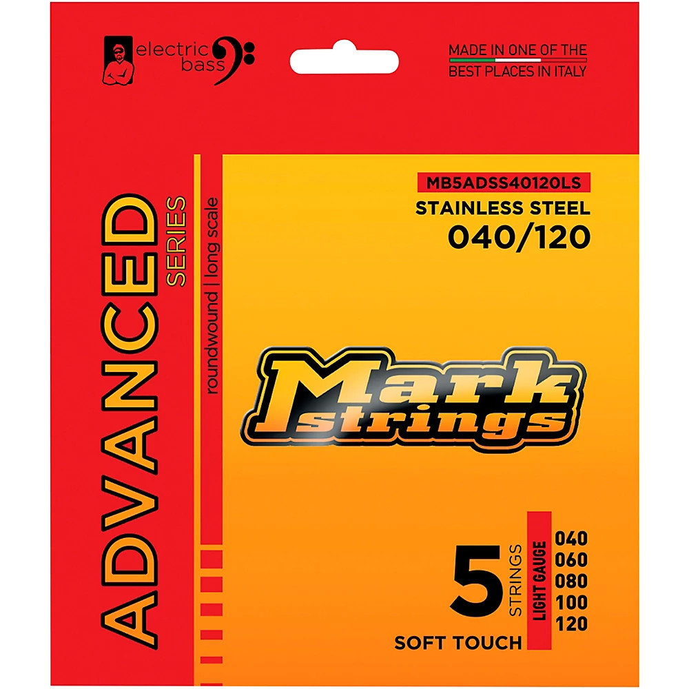 Markbass Advanced Soft Touch Electric Bass SS Strings (40 - 120) Light Gauge