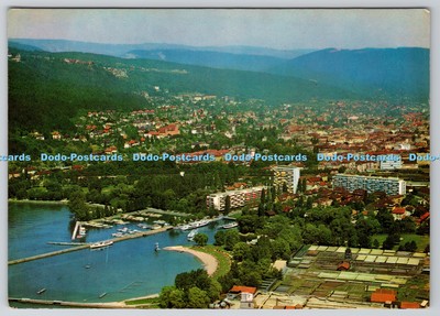 D309751 Bienne Biel Plage te Port Vue Generale Jeanneret Danner 1971