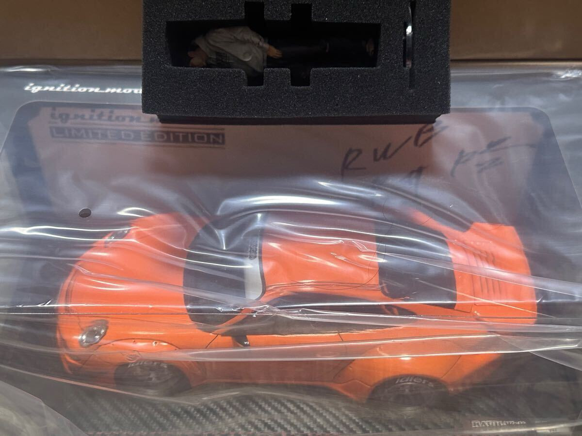 WEB limited with Kei Nakai figure IG3251 1 18 RWB 997 GT3 WEB limited with Kei Nakai figure IG3251 1 18 RWB 997 GT3