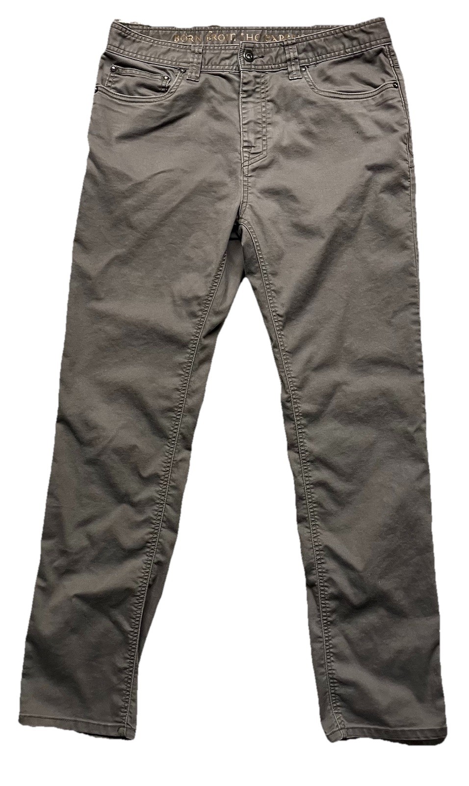 Mens 32x32 Slim Straight Cotton Blend Stretch Performance