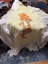 Vintage 1980 American Greetings Holly Hobbie Twin Ruffle Bedspread