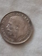 Silver 3 Pence Coin 95% Pure 1919