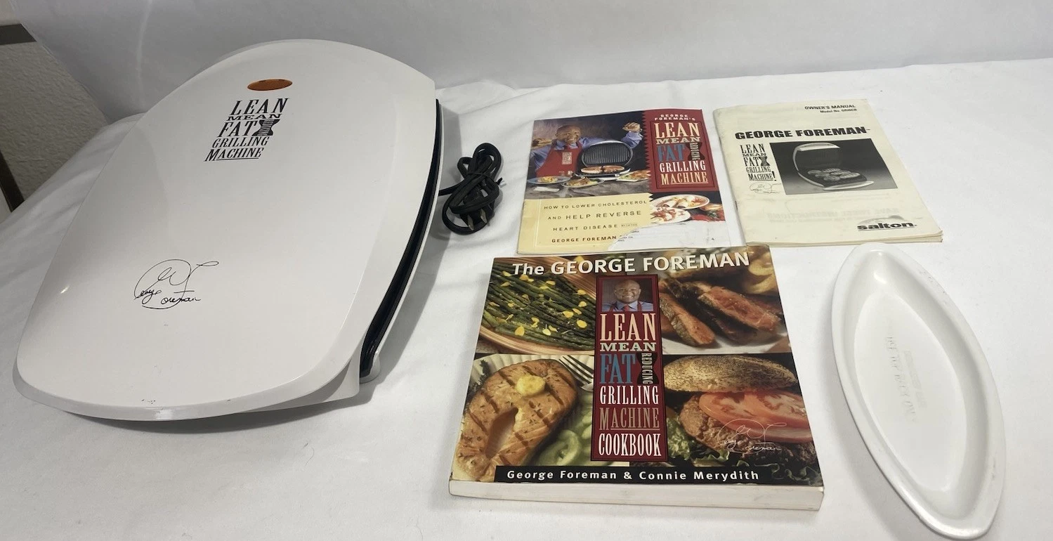 GEORGE FOREMAN Lean Mean Fat Reducing Grilling Machine Small Model GR26CB