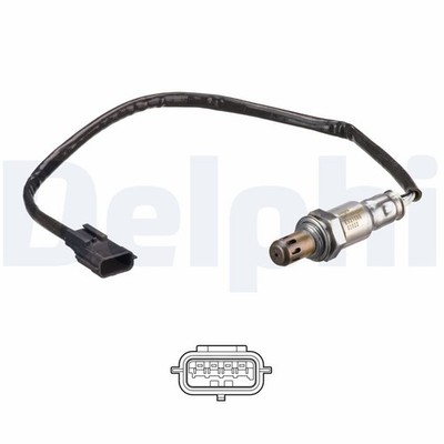 Für DELPHI ES21060-12B1 Oxygen Sensor ES21060-12B1 Lambda probe (450mm) fits: D