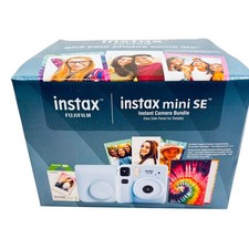 Fujifilm Instax Mini SE Instant Camera Bundle Blue