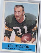 1964 Philadephia Jim Taylor #80 - GB Packers - ExMt - S3676