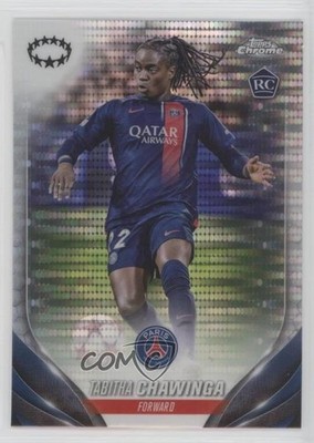2023 Chrome UEFA Women's Champions League Pulsar Refractor Tabitha Chawinga 1d59