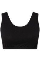 Ulla Popken Damen Plus Size Bustier Schwarz Schlupfform GroßE GrößEn 42+