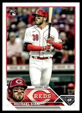 2023 Topps Michael Siani Rookie Cincinnati Reds #654