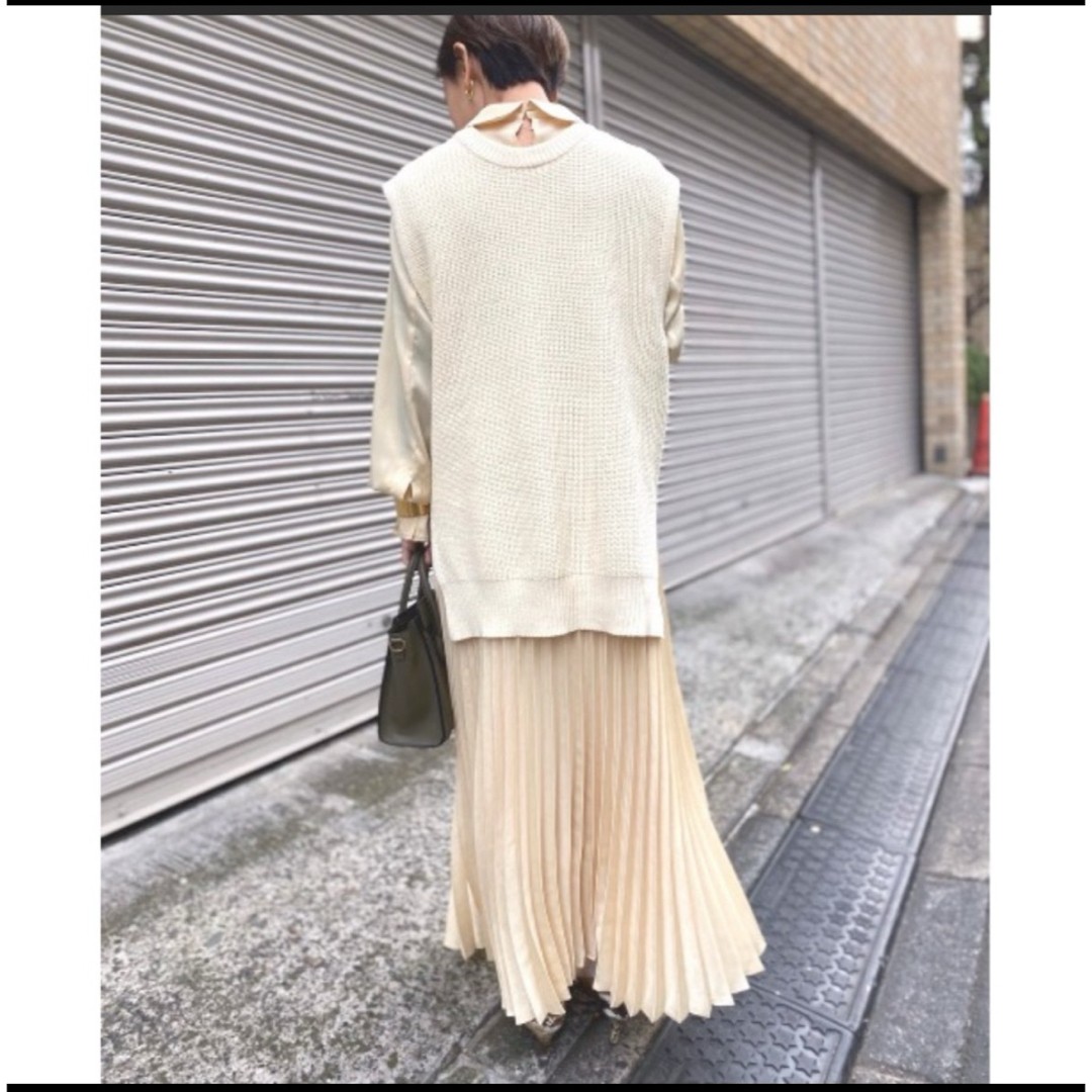 Ameri New Product VEST WITH PLEATS DRESS - image 3