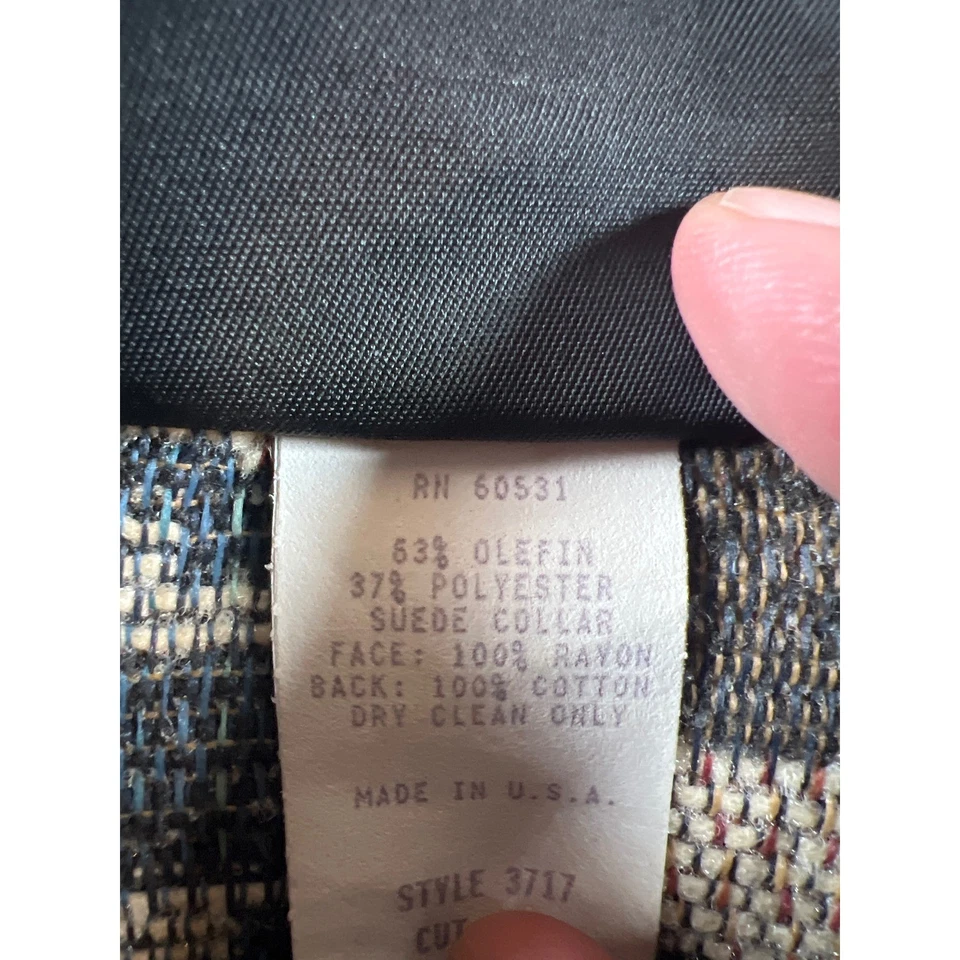 Chaleco tapiz vintage Roughrider By Circle T estilo suroeste para mujer grande Foto 4 de 4