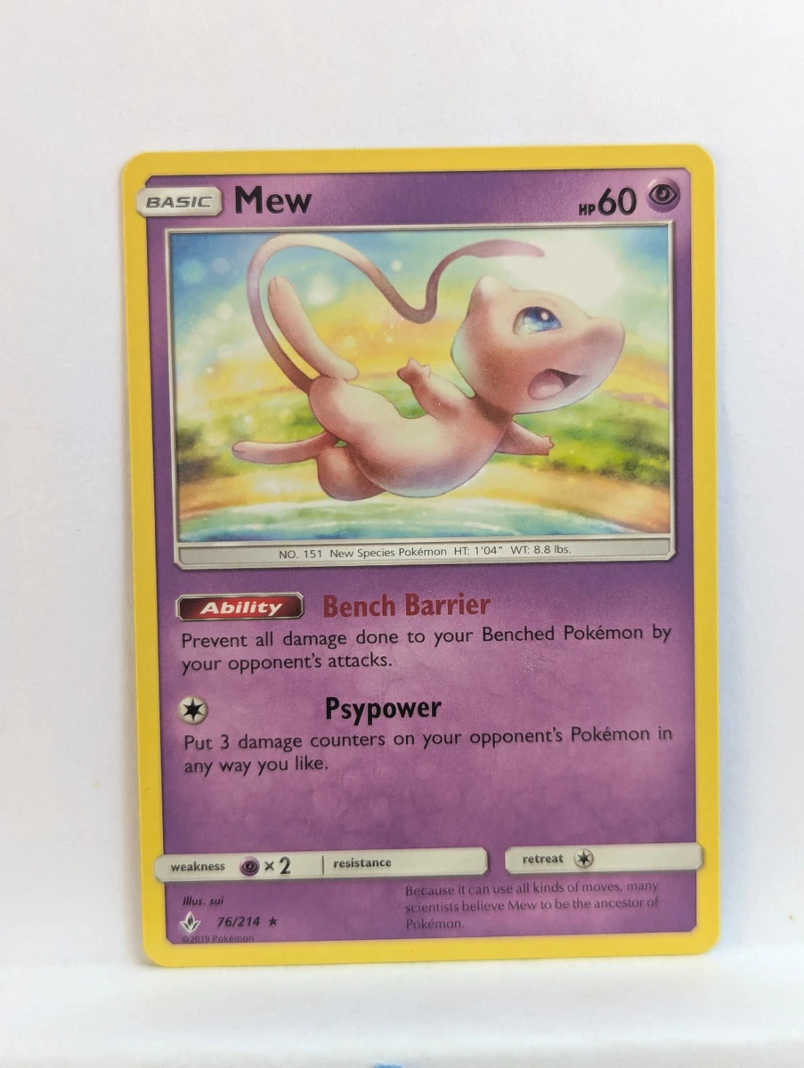 Las mejores ofertas en Mew 076/214 Deck Exclusives | eBay