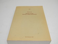 Parts List Catalog Bentley R Type R Type Continental From 1952 Up Mint