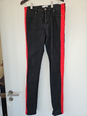 Schwarz-rote Jeansvon Sixth June GR 34 L