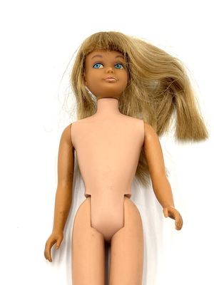 Vintage 1963 Mattel Barbie Skipper Doll Blonde Straight Leg 1963