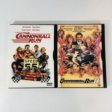 Cannonball Run I  II DVD Snapcase 1981/1984 1  2, Burt Reynolds, RARE  OOP 