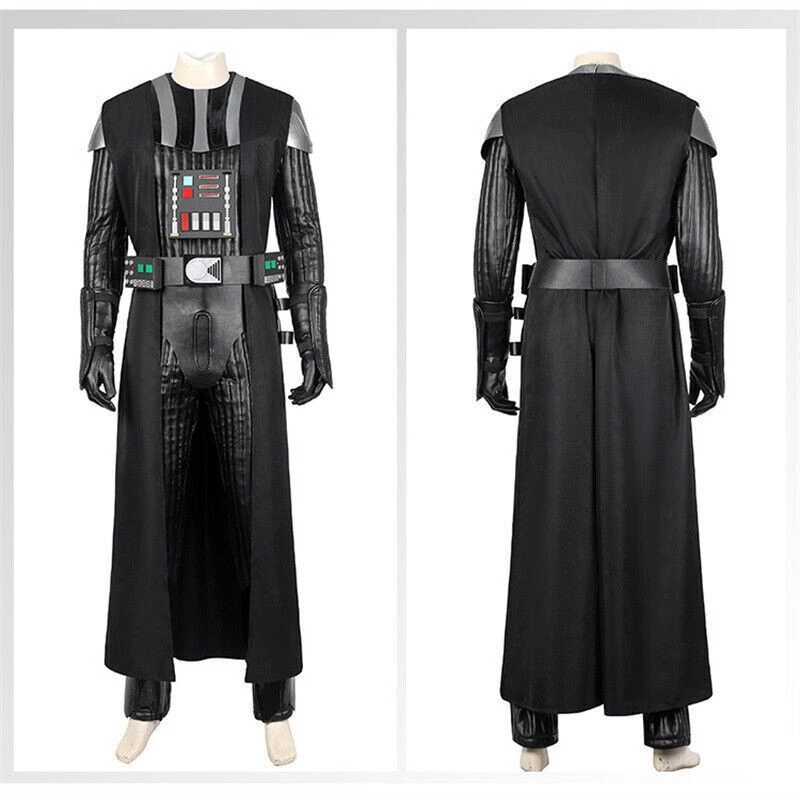 Star Wars Darth Vader Outfit Accessories Mens Halloween Cosplay Costume Full Set - Image 4 of 4