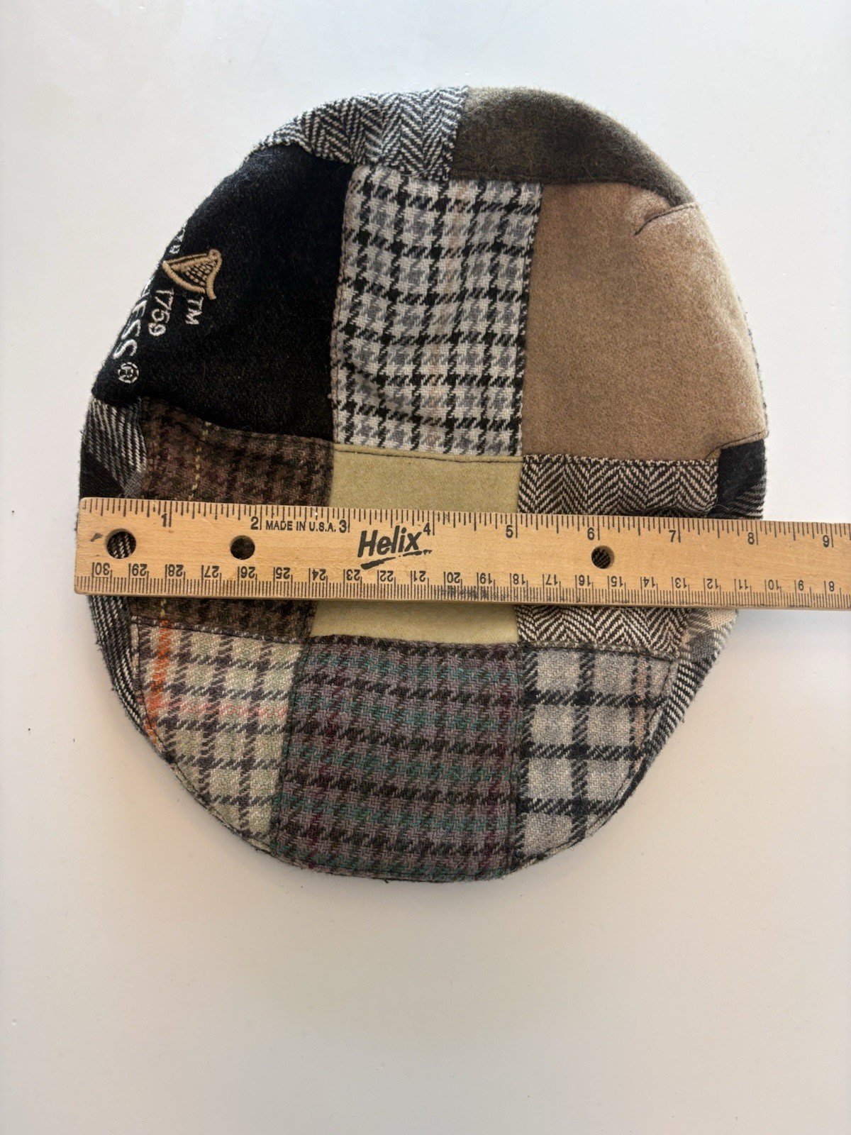 Guinness Herringbone Houndstooth Patchwork Cabbie… - image 7