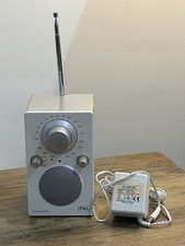 Tivoli Audio iPAL Portable AM FM Radio Henry Kloss With Power Adapter Working