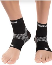 Zensah Plantar Fasciitis Relief Heel Pain Compression Sock Sleeve Support size S