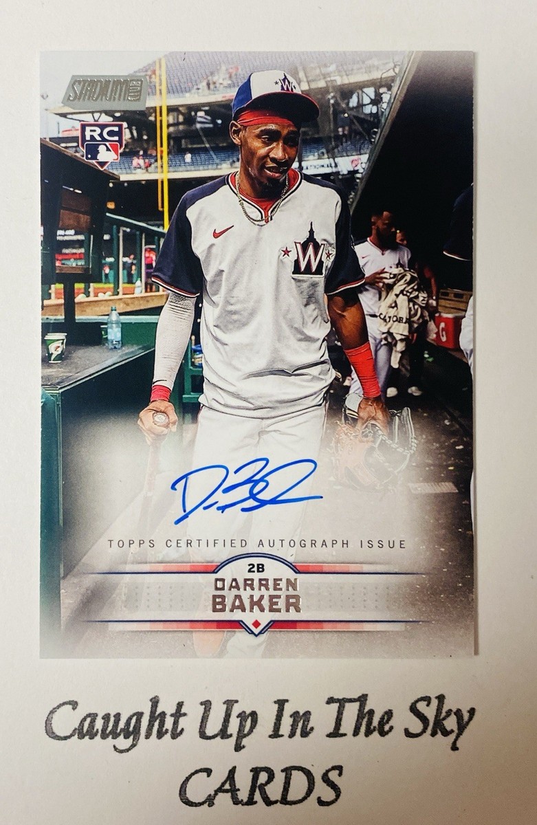 2025 Topps Stadium Club Darren Baker RC On Card Auto Nationals | eBay
