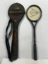 Vintage Dunlop Max 600i Graphite Injection Squash Racket w/ Original Case