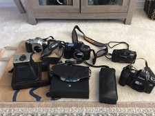 Lot of 7 Film Camera Lot of 5 Untested Cameras in Good Condition