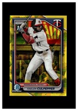 2024 Bowman Chrome Draft Sapphire Yellow Refractor Kaelen Culpepper RC /75 Twins