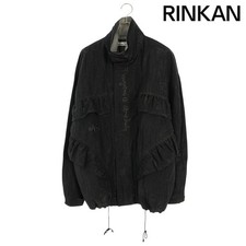 Acnestudios FN-MN-OUTW000968 Nylon Blouson With Logo Embroidery Cord Men's Used