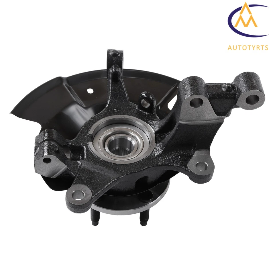 Conjunto de nudillo de dirección con cojinete de cubo de rueda delantera para Ford Edge 2011-2014 Foto 4 de 4