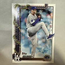 2025 Topps Holiday Baseball Blake Snell Cookie SP Variation NM LA Dodgers #H135
