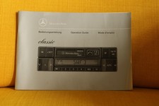 Bedienungsanleitung Mercedes Classic BE 2010 Becker W202 W210 W140 R129 W463