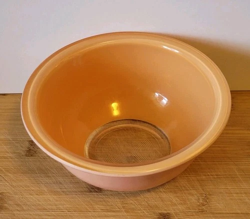Pyrex Pink Clear Bottom Nesting Mixing Baking Glass Bowl USA Serving No322 1L